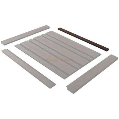 Финишный молдинг LF124B BR396K левый декорированный (31х12х2700мм) в Набережных Челнах