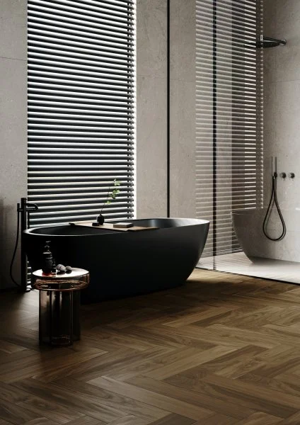 Паркетная доска Quartz Parquet Английская Ёлка Орех Американский 33-400-29 в Набережных Челнах