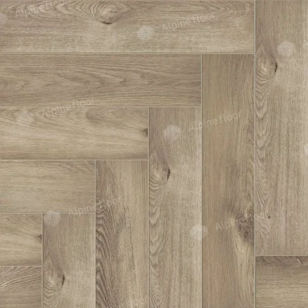 Кварц-виниловая плитка Alpine Floor Parquet Дуб Натуральный Отбеленный ЕСО 16-5 2.5 мм. 43 класс в Набережных Челнах