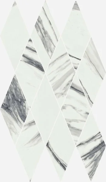 Керамогранит Italon Шарм Делюкс Статуарио Фантастико 28х48 мозаика Даймонд (Люкс) в Набережных Челнах