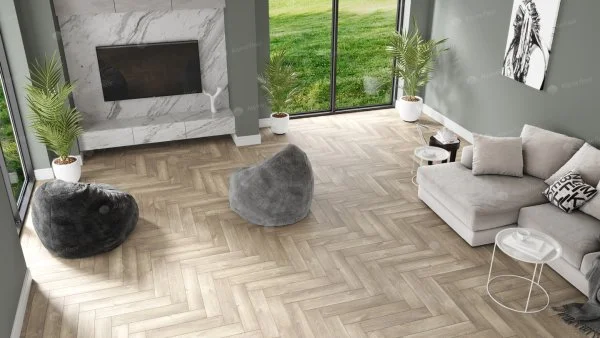 Кварц-виниловая плитка Alpine Floor Parquet Дуб Натуральный Отбеленный ЕСО 16-5 2.5 мм. 43 класс в Набережных Челнах