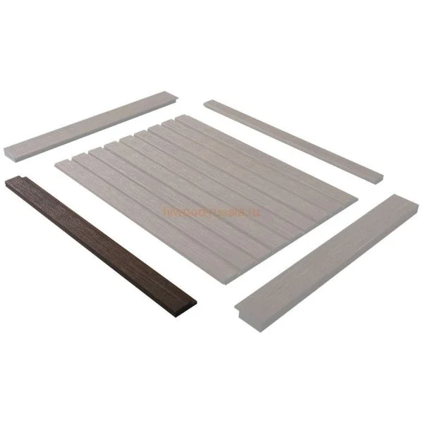 Финишный молдинг LF124A BR396 правый декорированный (42х12х2700мм) в Набережных Челнах