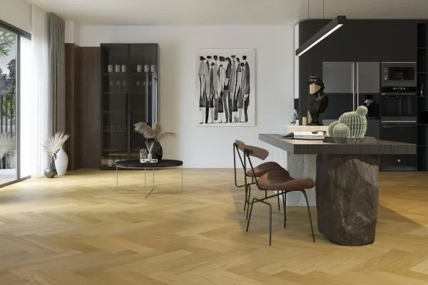 Паркетная доска Quartz Parquet Английская Ёлка Дуб Медовый Раф 33-463 в Набережных Челнах