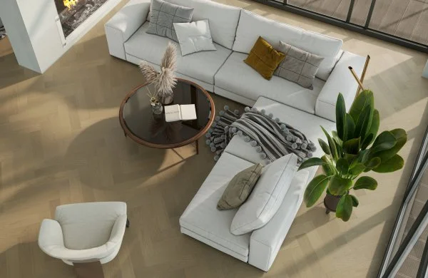 Паркетная доска Quartz Parquet Английская Ёлка Дуб Шампань 33-414 в Набережных Челнах