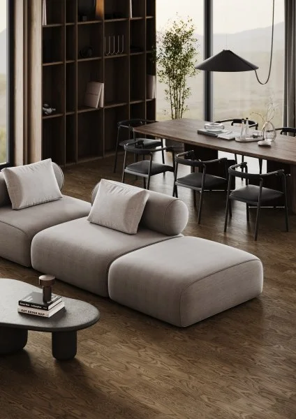 Паркетная доска Quartz Parquet Штучный паркет Дуб Брауни 44-413 в Набережных Челнах