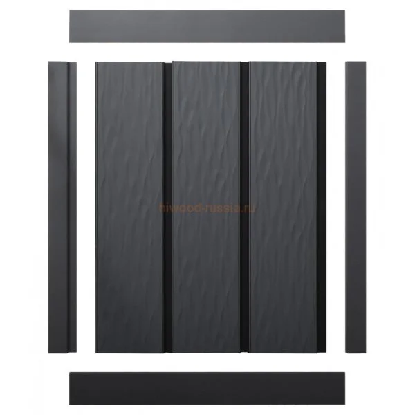 Финишный молдинг LF124A GR15K правый декорированный (42х12х2700мм) в Набережных Челнах