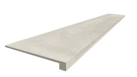 Керамогранит Coliseum Экспо Уайт Ступень фронтальная (Натуральный, 33х60) в Набережных Челнах