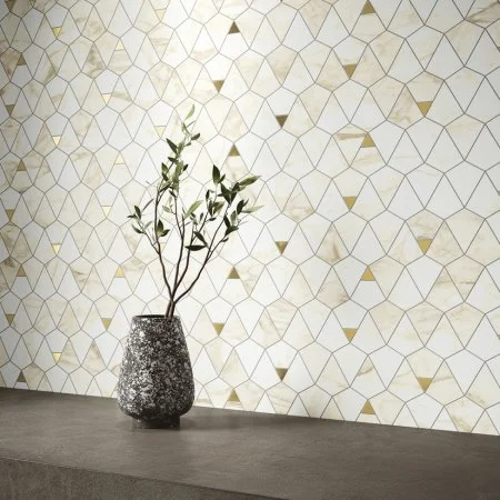 Керамогранит Italon Этернум Каррара Мозаика Вертекс 25.8х30 (Натуральная) в Набережных Челнах