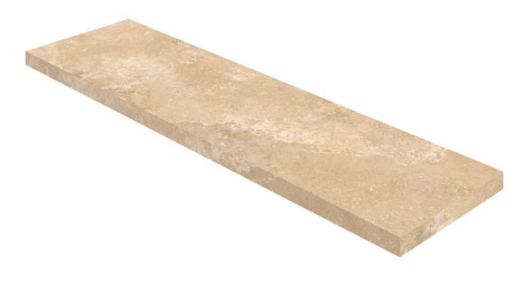 Керамогранит Coliseum Аурелия Беж Ступень угловая правая (Натуральный, 33х120) в #REGION_NAME_DECLINE_PP#